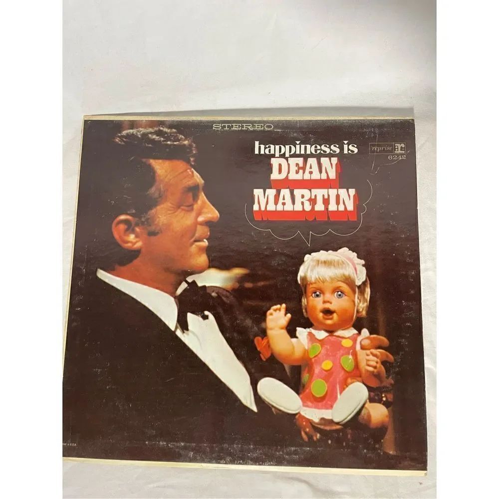 Dean Martin vinyl record “Happiness is Dean Martin”